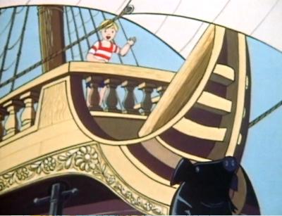 What was the name of Captain Pugwash's boat?