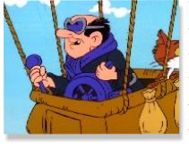 The Smurfs - Gargamel flies in