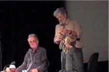 The Pogles at the National Film Theatre - Oliver Postgate, Peter Firmin and Gabriel (Peters Grandson)